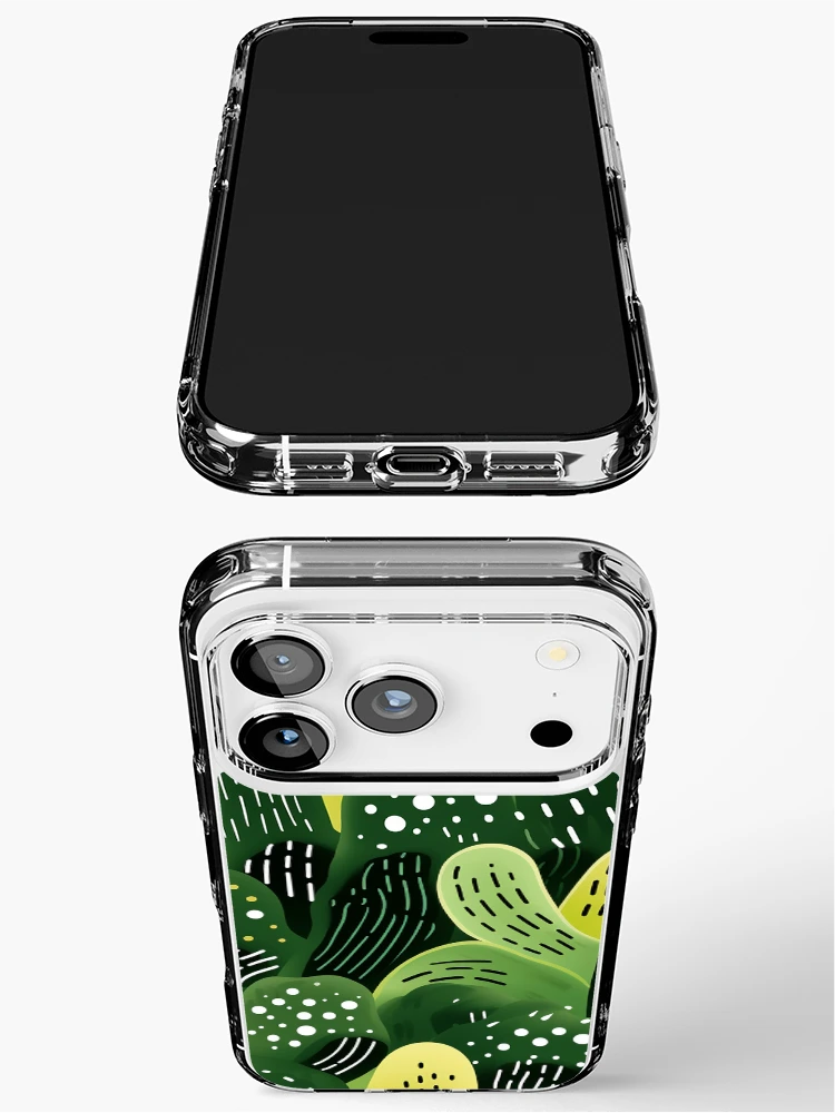 Thumbnail 3 of 5, iPhone Case, Abstract cactus pattern designed and sold by TrPatternLab.