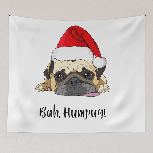 Item preview, Bah Humpug-Santa Dog designed and sold by sketchandpaws.