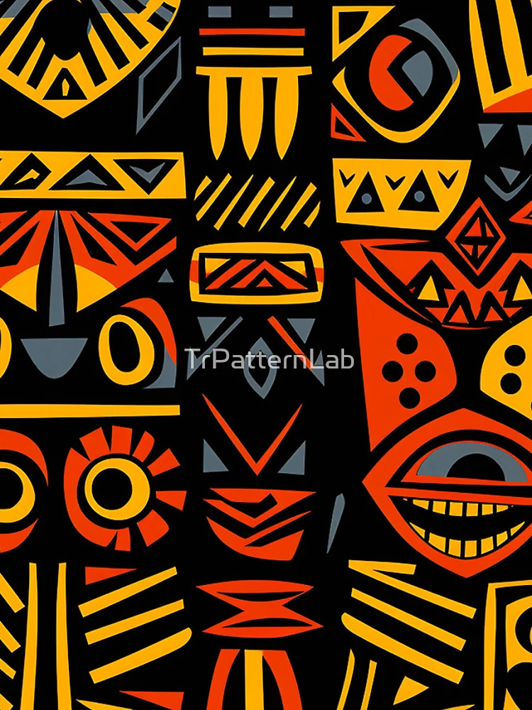 Thumbnail 5 of 5, iPhone Case, African tribal pattern designed and sold by TrPatternLab.