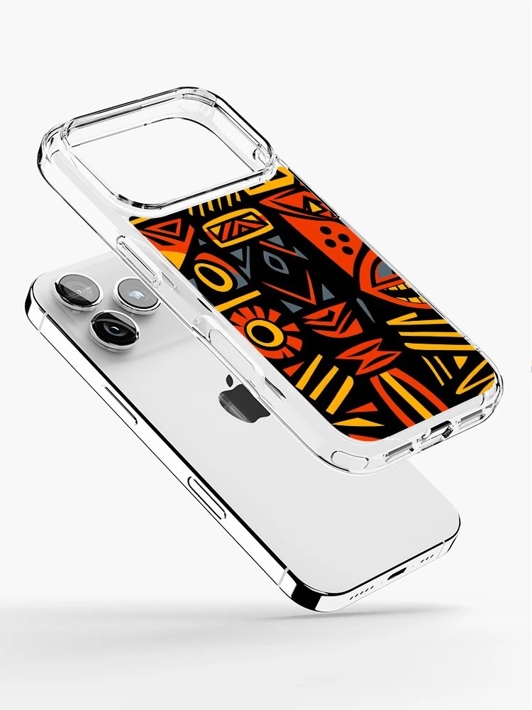 Thumbnail 2 of 5, iPhone Case, African tribal pattern designed and sold by TrPatternLab.