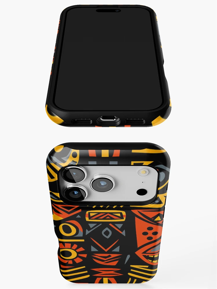 Thumbnail 3 of 4, iPhone Case, African tribal pattern designed and sold by TrPatternLab.