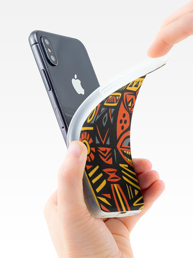 Thumbnail 4 of 5, iPhone Case, African tribal pattern designed and sold by TrPatternLab.
