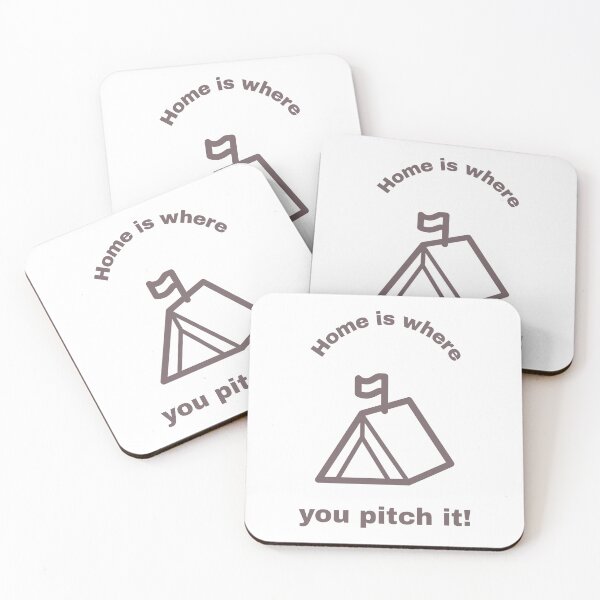 Item preview, Home is where you pitch it! designed and sold by designsbychrisp.