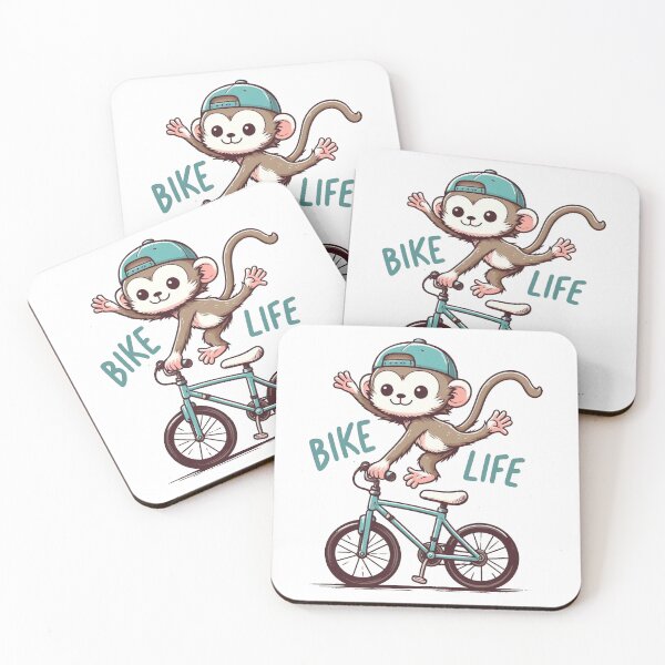 Item preview, Bike Life Monkey designed and sold by LemuellTrends.