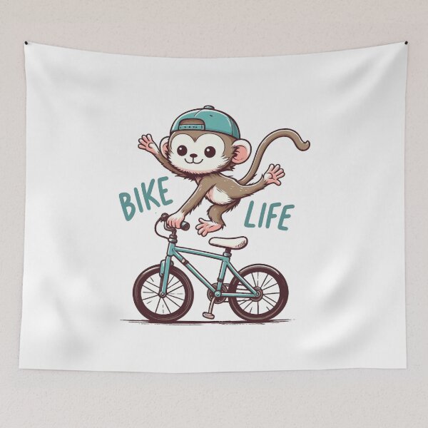 Item preview, Bike Life Monkey designed and sold by LemuellTrends.