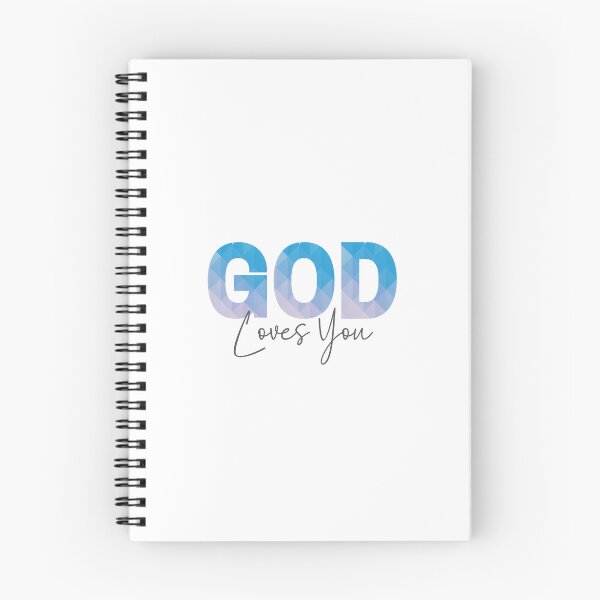 Item preview, God Loves You, Gifts with Christian quotes designed and sold by GiftedFaith.