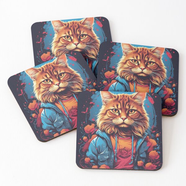Item preview, cute cat designed and sold by Arzankart.