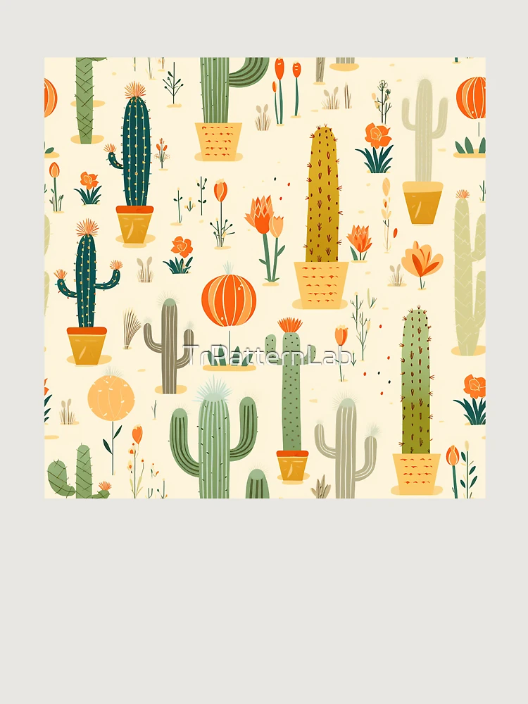 Thumbnail 6 of 6, Premium Oversized Sweatshirt, Cactus pattern designed and sold by TrPatternLab.