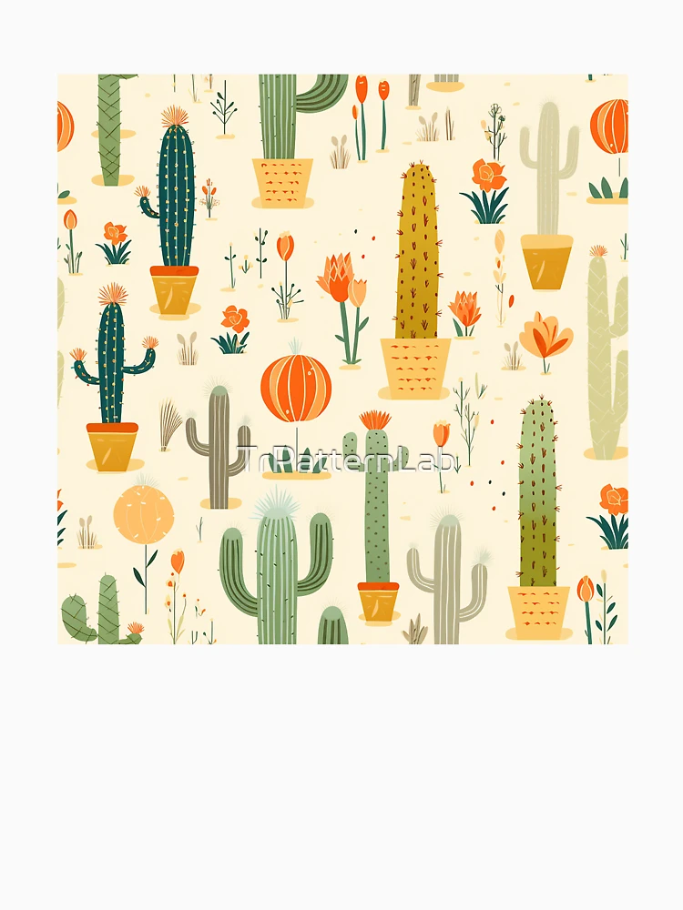 Thumbnail 6 of 6, Pullover Hoodie, Cactus pattern designed and sold by TrPatternLab.