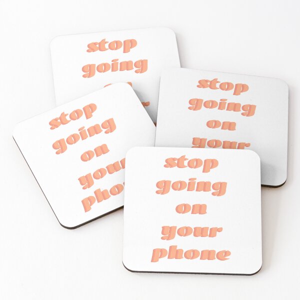 Item preview, stop going on your phone  designed and sold by SimplyMariaMade.