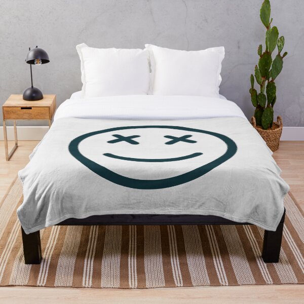 Item preview, Teal Smiley face  designed and sold by Skull Fern.