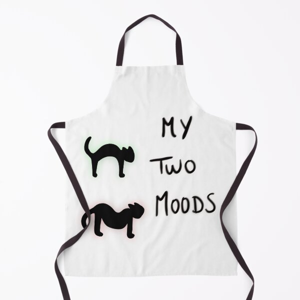 Item preview, two moods of a cat designed and sold by Constancealb.