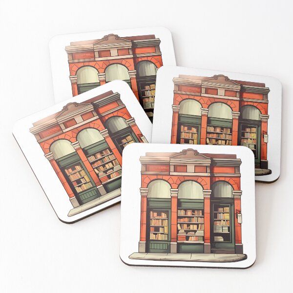 Item preview, Antique Library Bookshop designed and sold by Weirdanya.