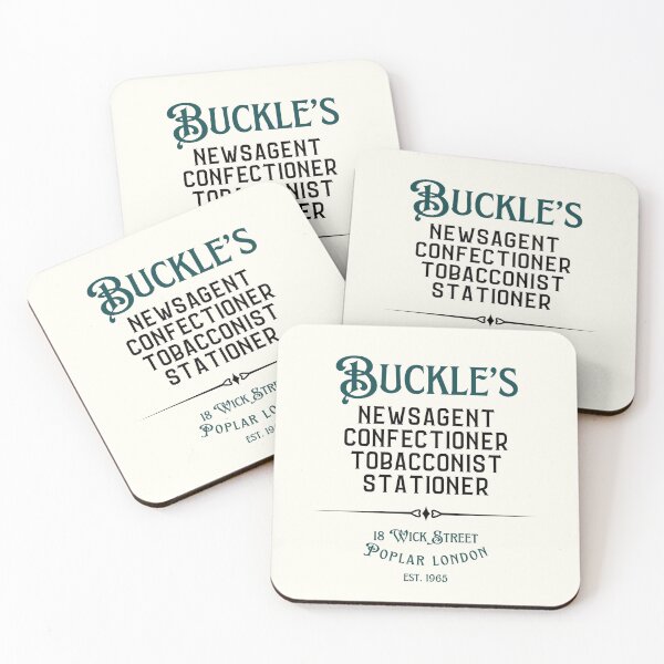 Artikelvorschau, Rufen Sie die Hebamme Fred Buckle Buckle's Newsagent London an entworfen und verkauft von SonnyBoyDesigns.