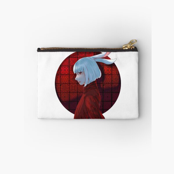 Item preview, Red background anthropomorphic rabbit designed and sold by gold-rabbit.
