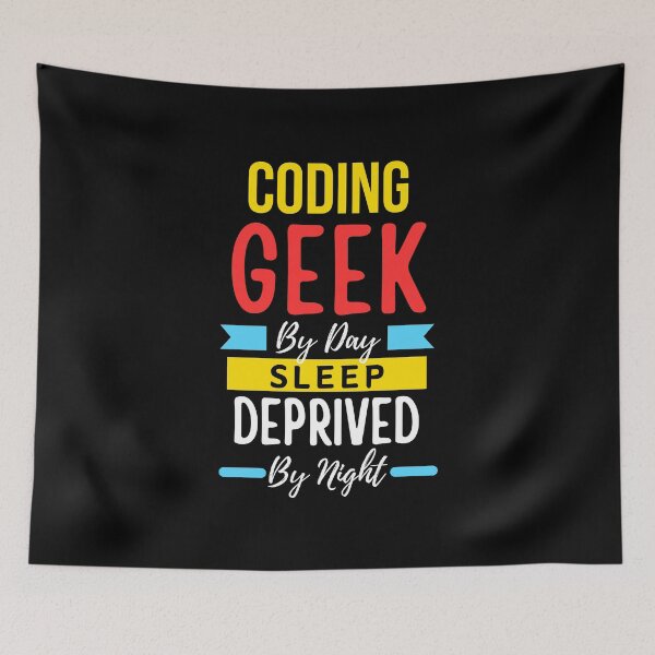 Item preview, Coding geek by day sleep deprived by night designed and sold by annoying-shirts.