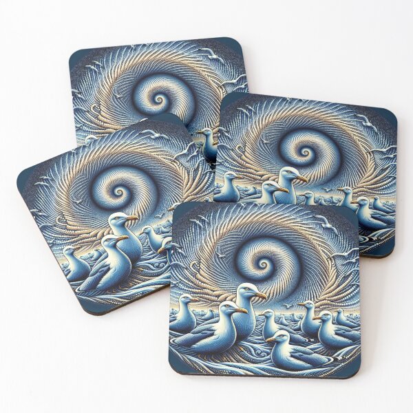 Item preview, Riding the Seagull Spiral Wave designed and sold by purplesensation.