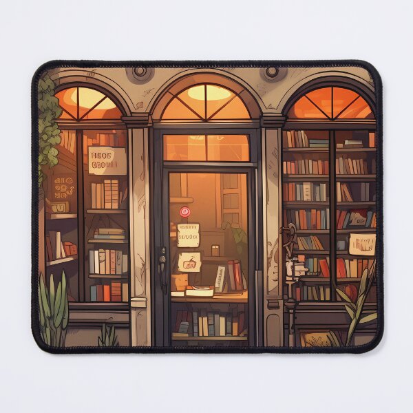 Item preview, Antique Library Bookshop designed and sold by Weirdanya.