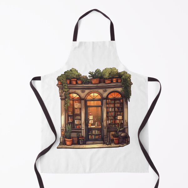 Item preview, Antique Library Bookshop designed and sold by Weirdanya.
