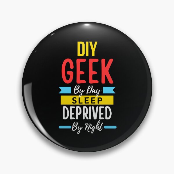 Item preview, DIY geek by day sleep deprived by night designed and sold by annoying-shirts.