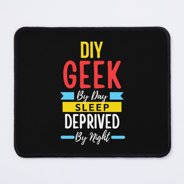Item preview, DIY geek by day sleep deprived by night designed and sold by annoying-shirts.