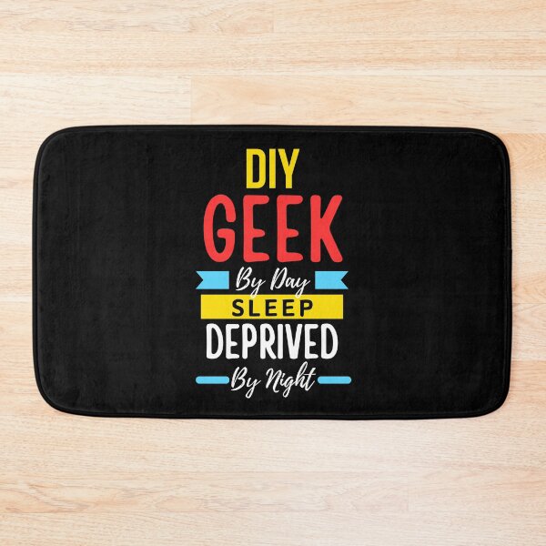 Item preview, DIY geek by day sleep deprived by night designed and sold by annoying-shirts.
