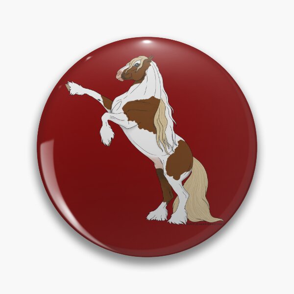 Item preview, Rearing Sorrel Tovero Gypsy Vanner Horse designed and sold by DappledMoon.
