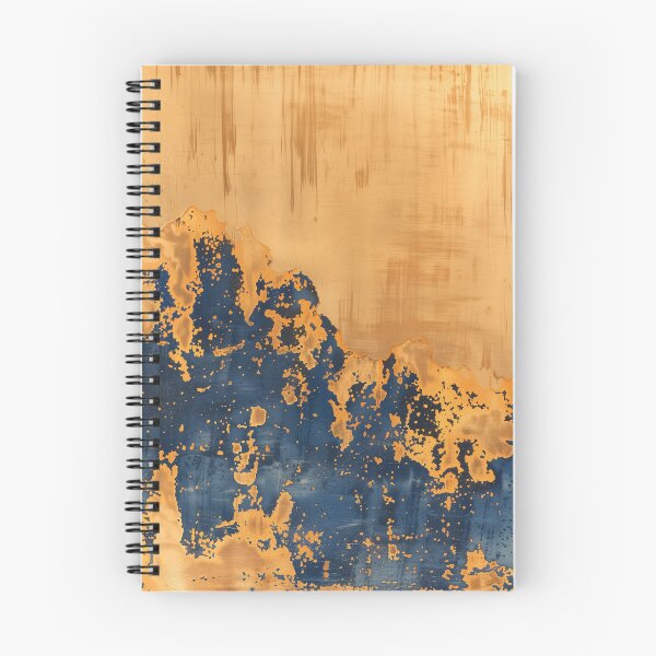 Item preview, Cuadro abstracto dorado y azul designed and sold by HoskingInd.