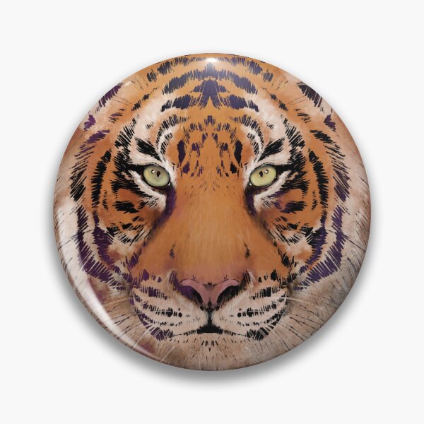 Item preview, Intense gaze of the tiger designed and sold by gold-rabbit.
