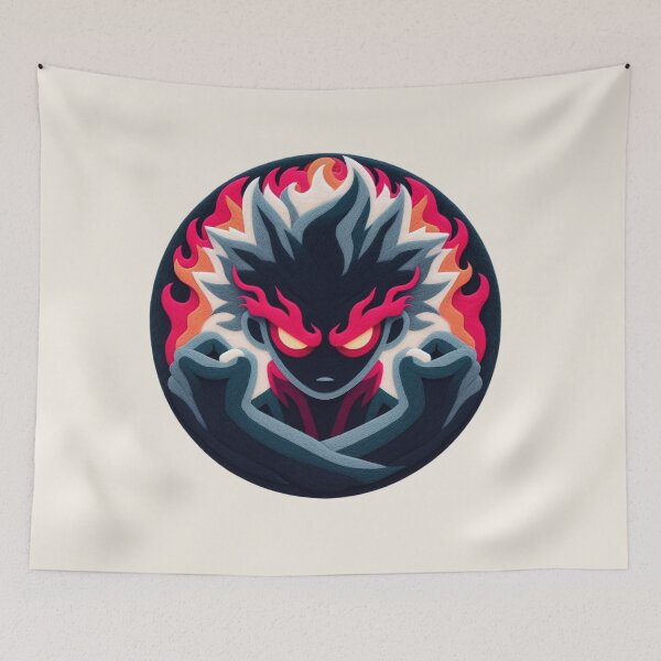 Item preview, Powerful Japanese Character Illustration designed and sold by GALUMARKET.