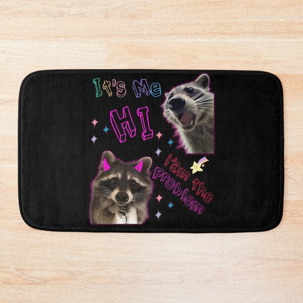 Item preview, It's Me I'am The Problem - Funny And Aesthetic Raccoon designed and sold by Raccoon's World.