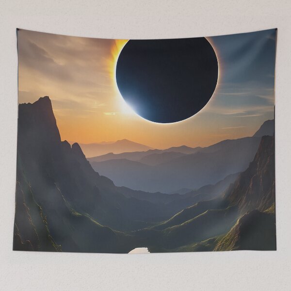 Item preview, Eclipse in Digital Vanguard Art: Celestial Innovation on Screen designed and sold by Artedig.