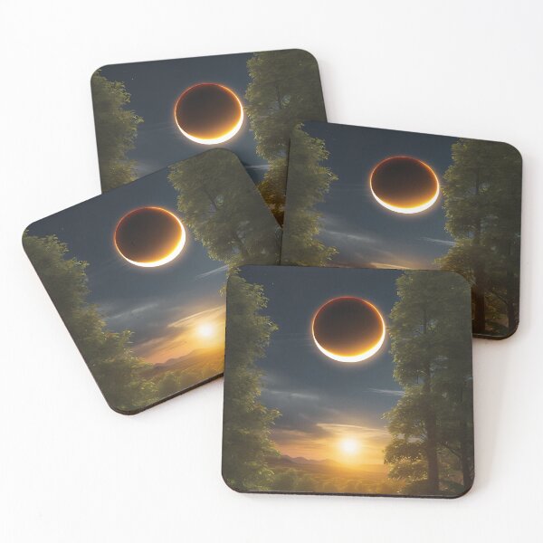 Item preview, Eclipse in Infographic Art: Celestial Data Visualized Digitally designed and sold by Artedig.