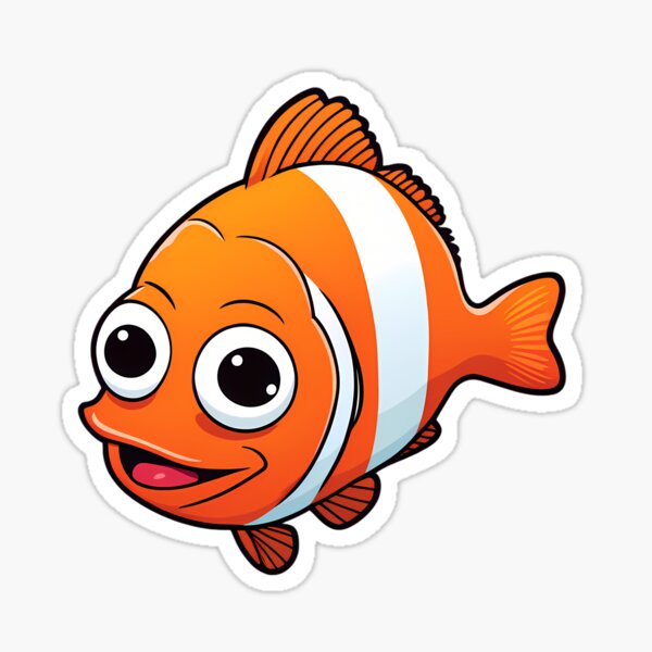 Item preview, clownfish designed and sold by sticker-connect.