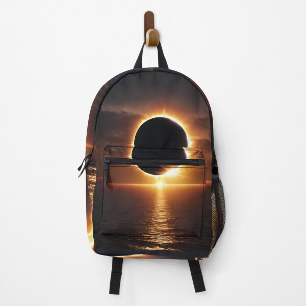 Item preview, Eclipse in Cyberpunk Art: Dystopian Fusion of the Celestial and the Digital designed and sold by Artedig.