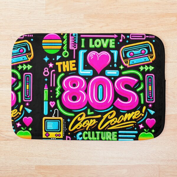 Item preview, I love the 80s! Cool Neon Pop Culture designed and sold by Tamer ⭐⭐⭐⭐⭐.