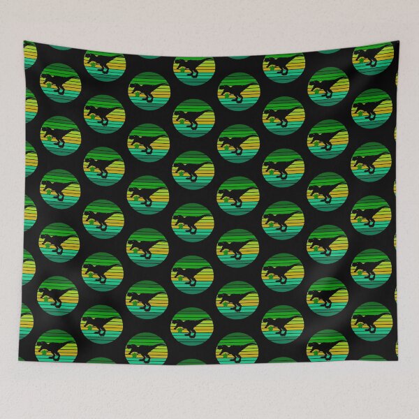 Item preview, Green Striped St Patrick's Day T-Rex designed and sold by Zurickdesigns.