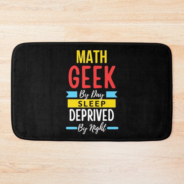 Item preview, Math geek by day sleep deprived by night designed and sold by annoying-shirts.