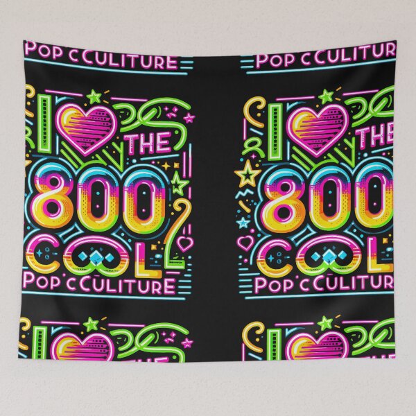 Item preview, I love the 80s! Cool Neon Pop Culture designed and sold by Tamer ⭐⭐⭐⭐⭐.