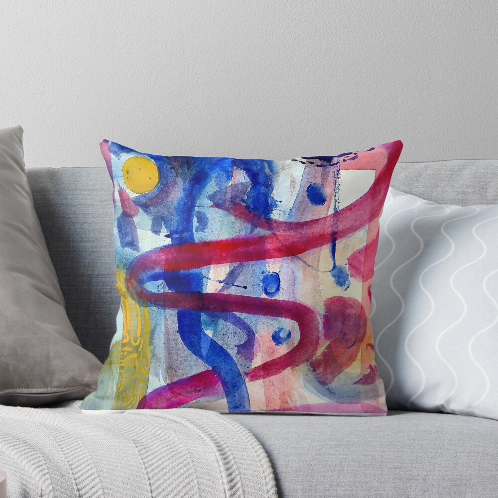 Item preview, Throw Pillow designed and sold by Bearwizzard.