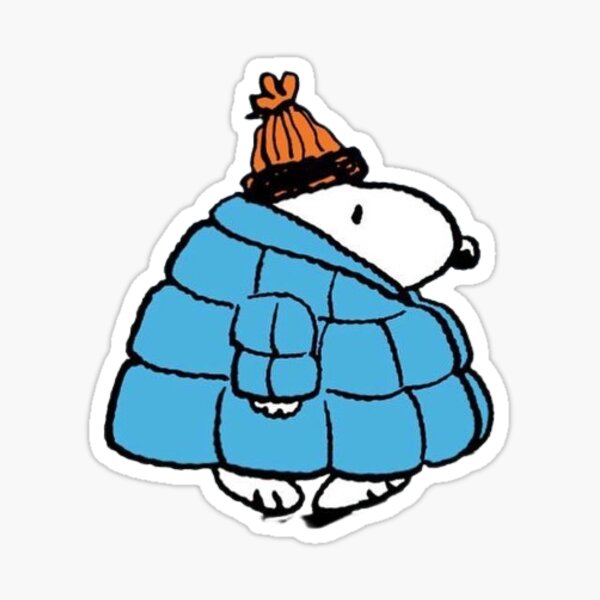 Item preview, cold puffer peanuts beagle designed and sold by hauntedfrogs.