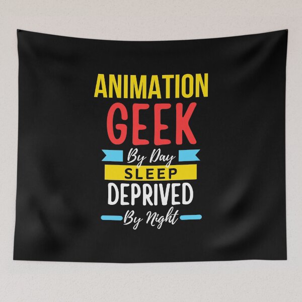 Item preview, Animation geek by day sleep deprived by night designed and sold by annoying-shirts.