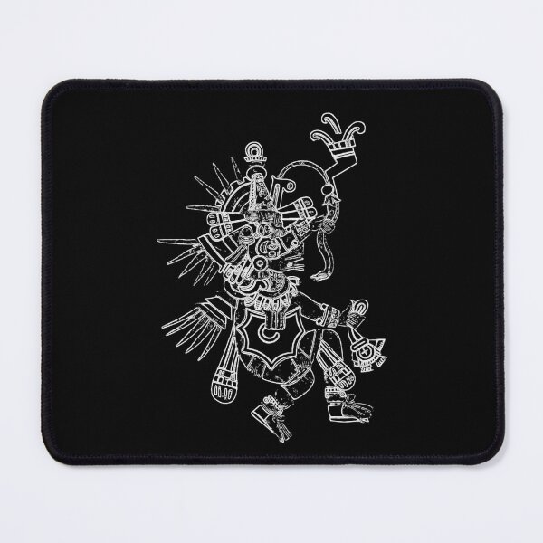Item preview, Quetzalcoatl god of wind and knowledge in black and white designed and sold by MagentaCalavera.