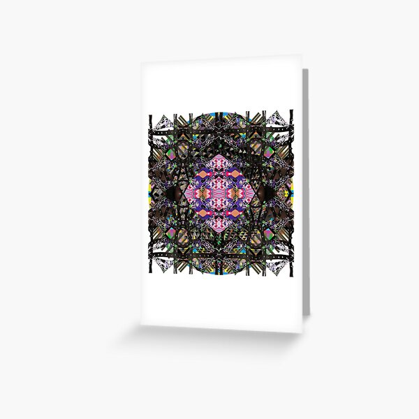 pattern, tracery, weave, template, ingenious, novel, own, individual Greeting Card