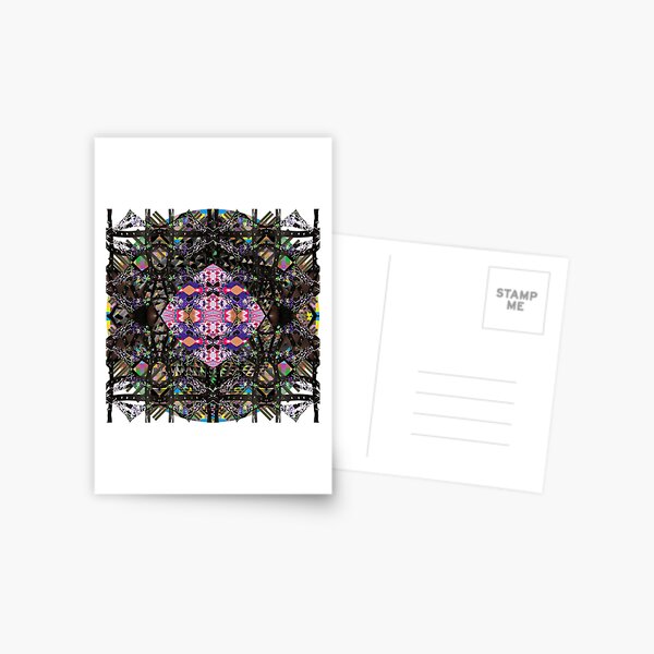 pattern, tracery, weave, template, ingenious, novel, own, individual Postcard