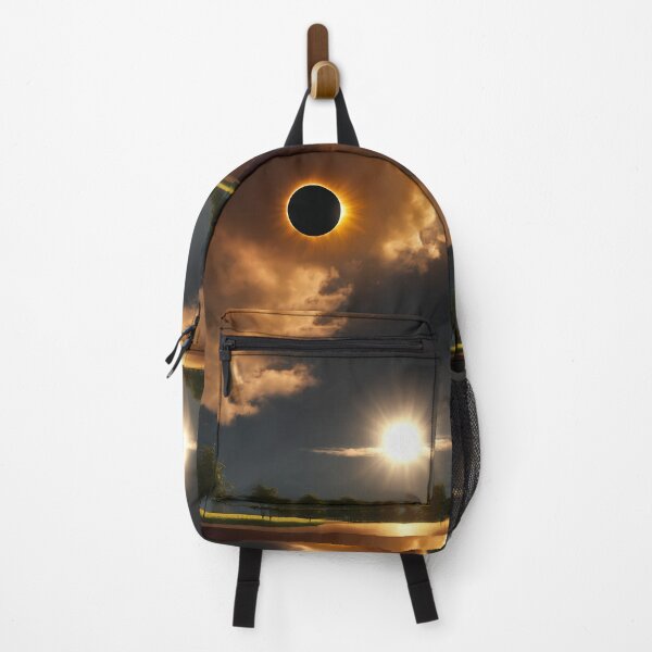 Item preview, Eclipse in Analog-Digital Art: Celestial Retro-Futuristic Fusion designed and sold by Artedig.