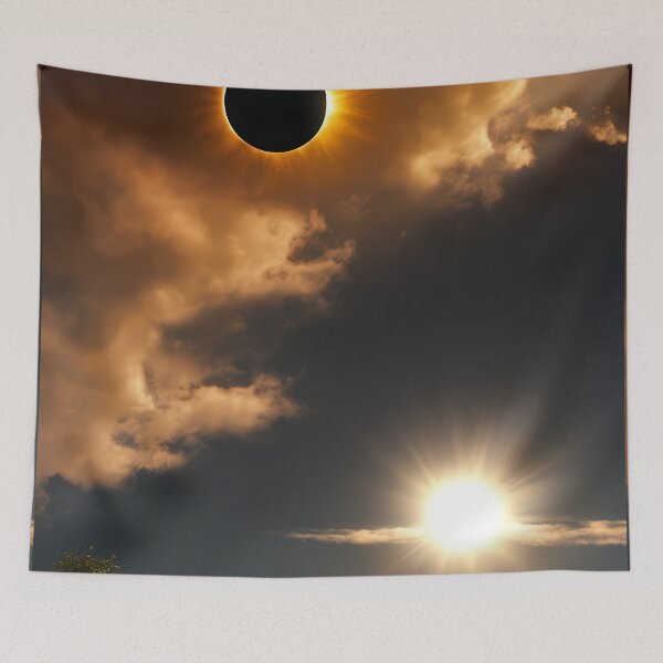 Item preview, Eclipse in Analog-Digital Art: Celestial Retro-Futuristic Fusion designed and sold by Artedig.