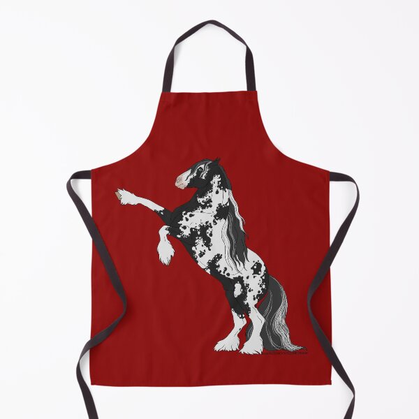 Item preview, Rearing Black Gypsy Vanner Horse designed and sold by DappledMoon.