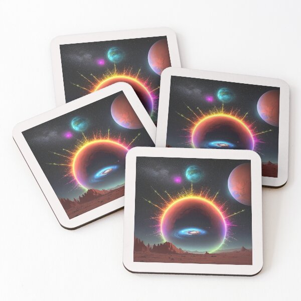 Item preview, Universal eclipse and door of time to other worlds UFO Fashion IA art designed and sold by Carlos Gudino.