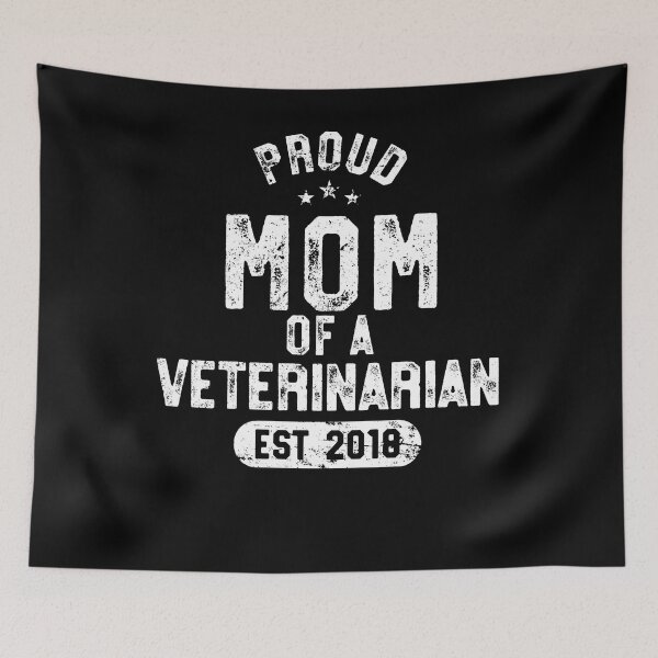 Item preview, Proud Mom Of Veterinarian Shirt 2018 Graduate Senior T-Shirt designed and sold by 14thFloor.